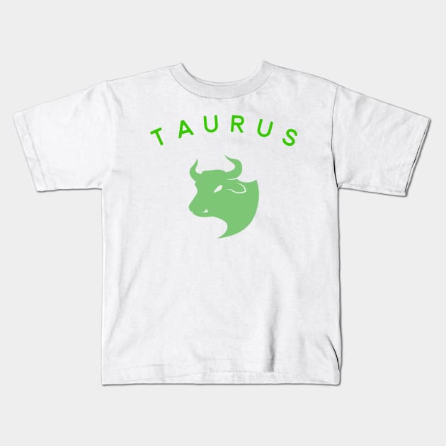 Taurus Kids T-Shirt by GMAT